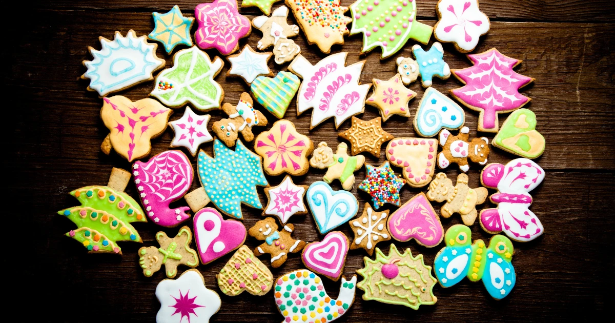 Freshly baked cookies made from cake mix, golden brown and soft on a cooling rack