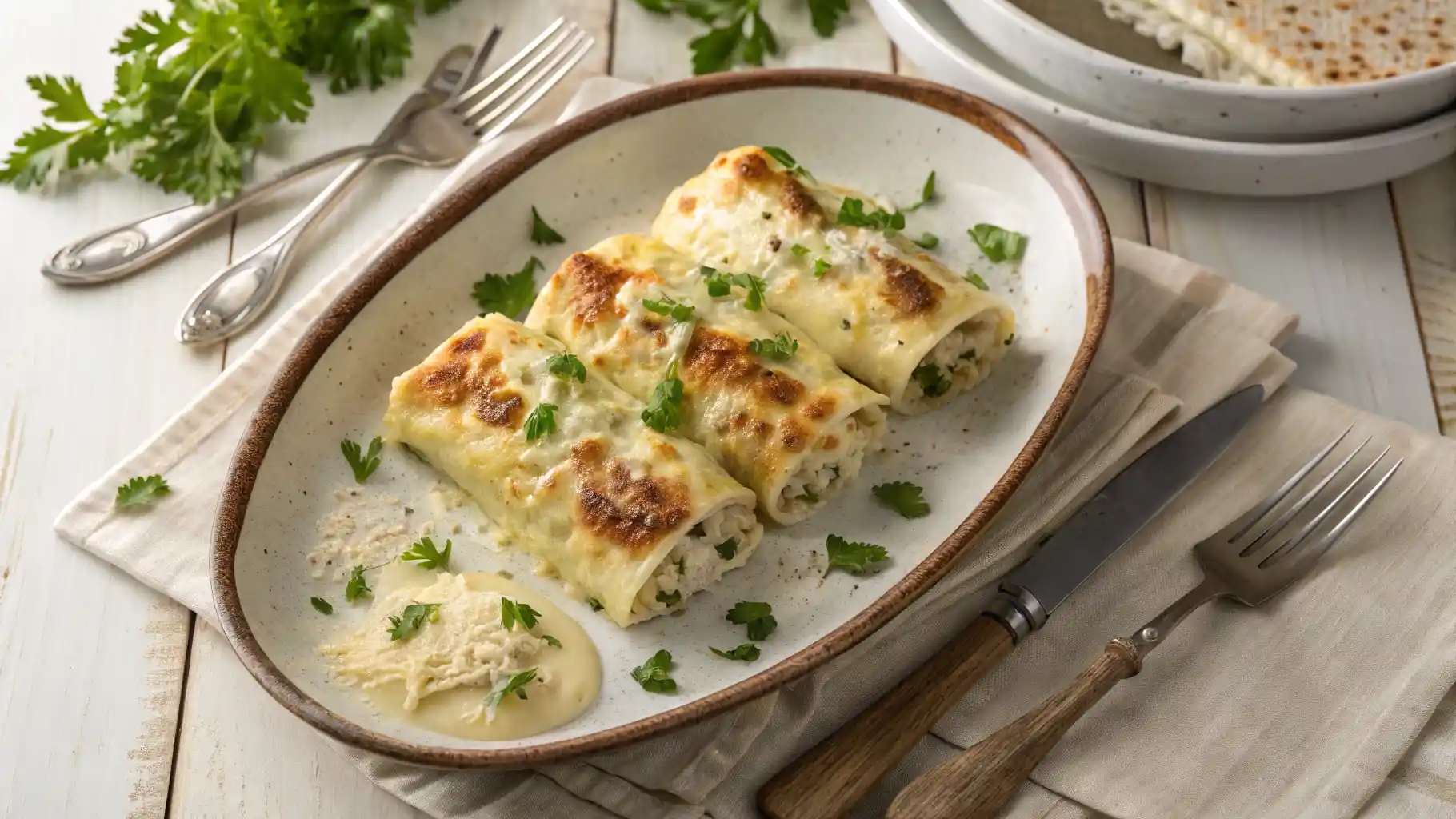 The BEST Chicken Alfredo Lasagna Rolls (Ready in 30 Minutes!)